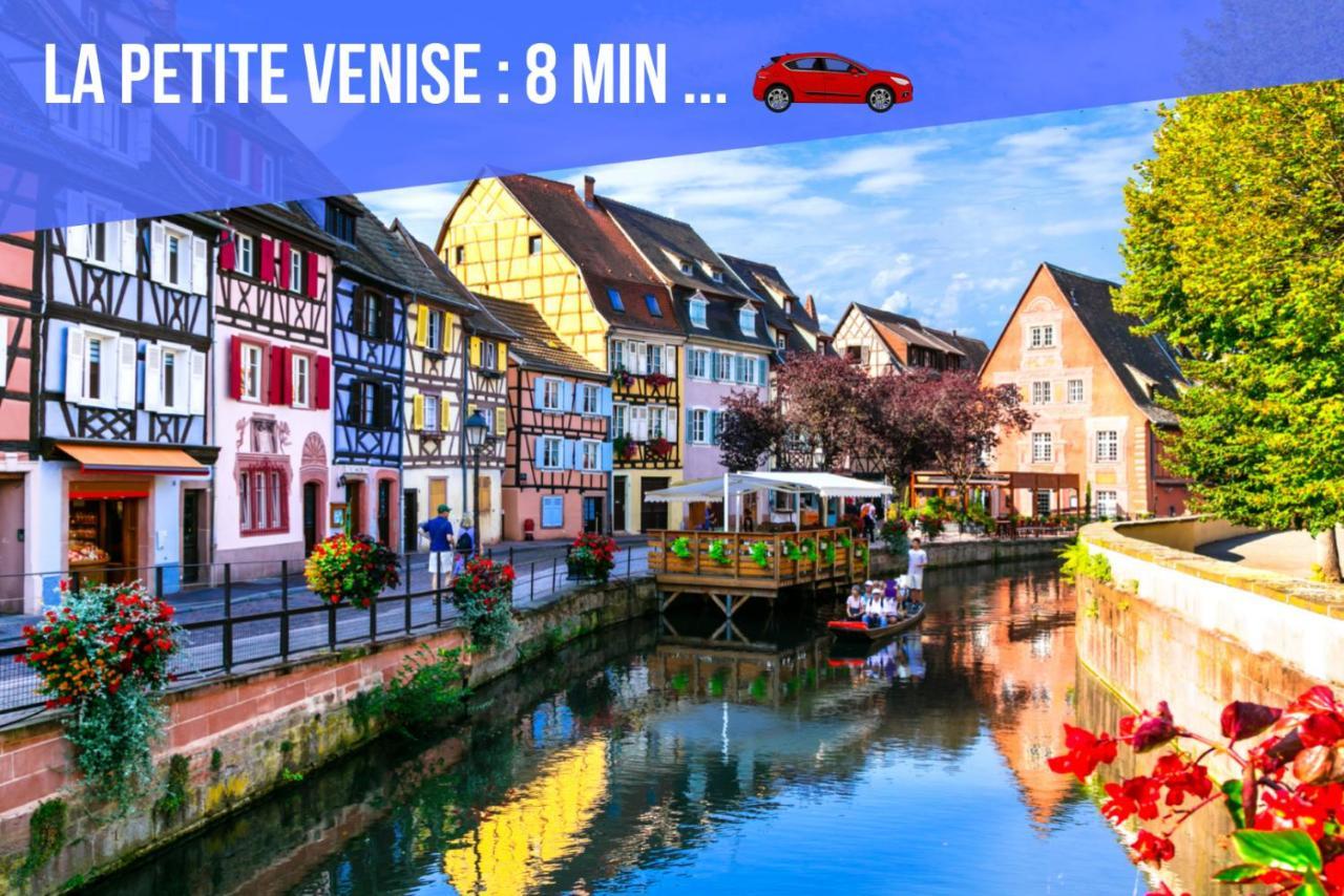 Le Blue St Leon : 2 Pieces Cozy Lit King Size Wifi Lägenhet Colmar Exteriör bild